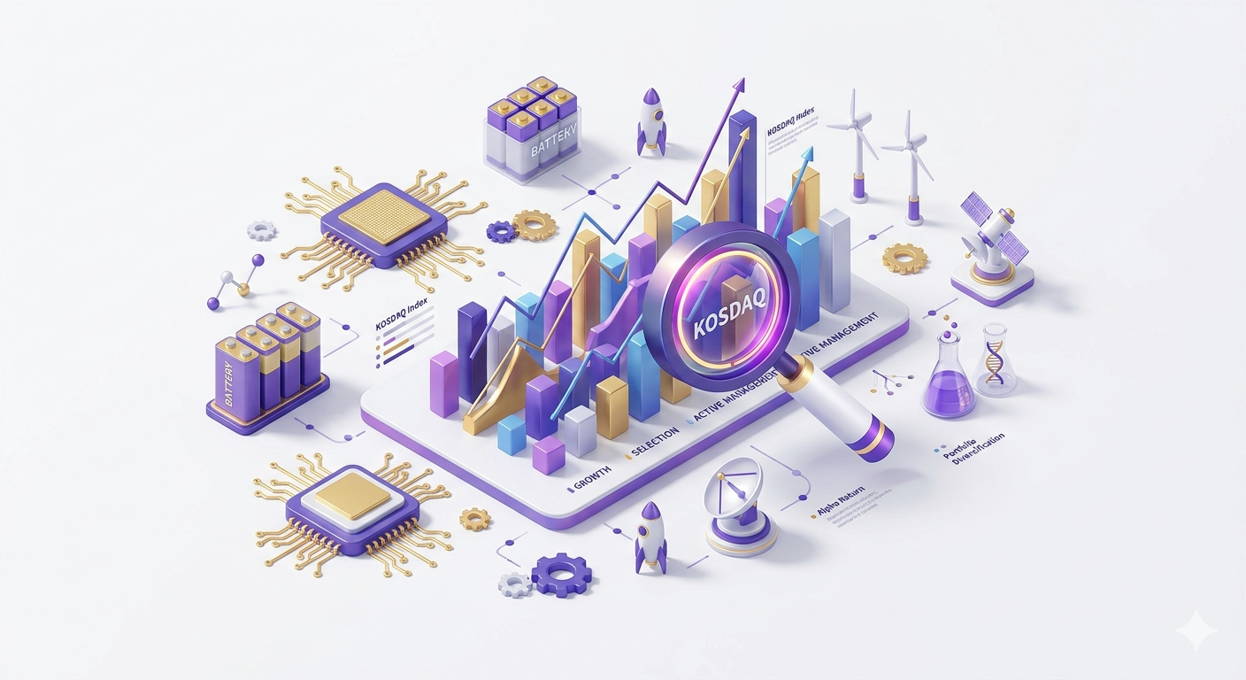 코스닥 액티브 ETF란 수익률 극대화를 위한 필수 가이드 초과 수익률 계산기 썸네일