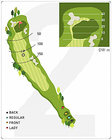 천안상록CC 동 코스 2번 홀