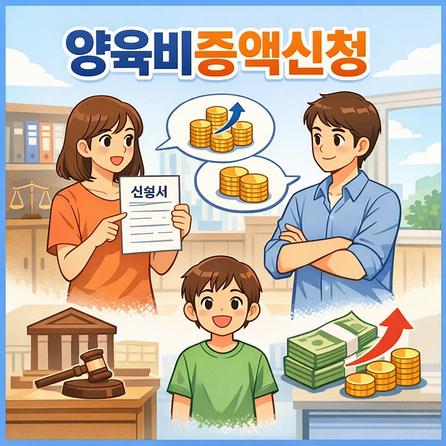 과거양육비, 합의이혼신청서