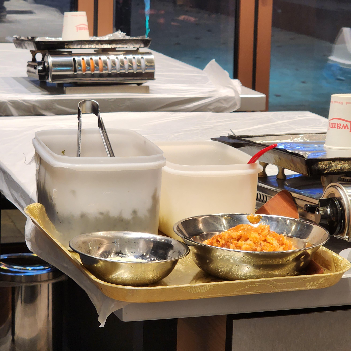 김치볶음밥을 만들기 위한 준비 재료