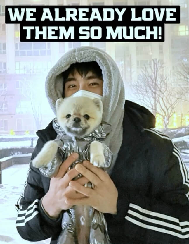 이정후와 반려견 '까오'