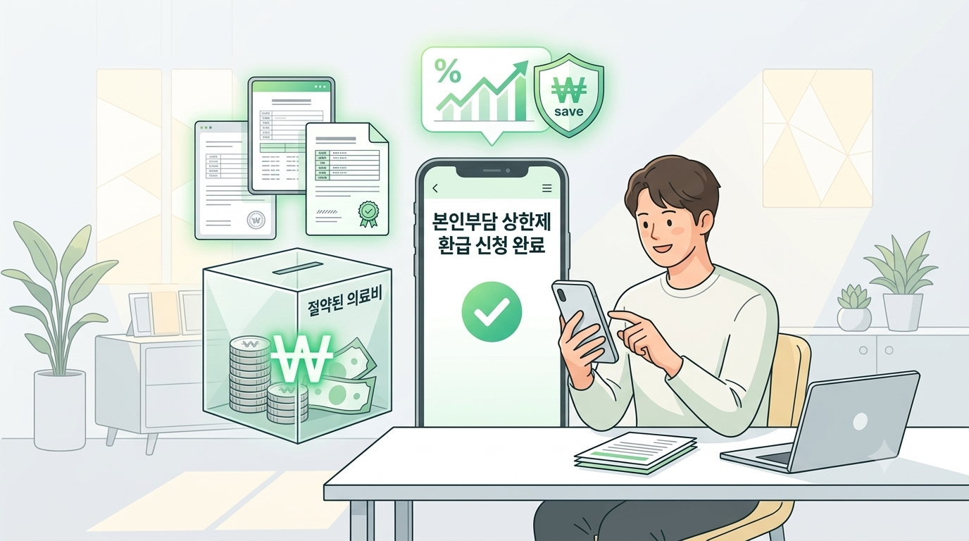 모바일 건강보험 환급 신청