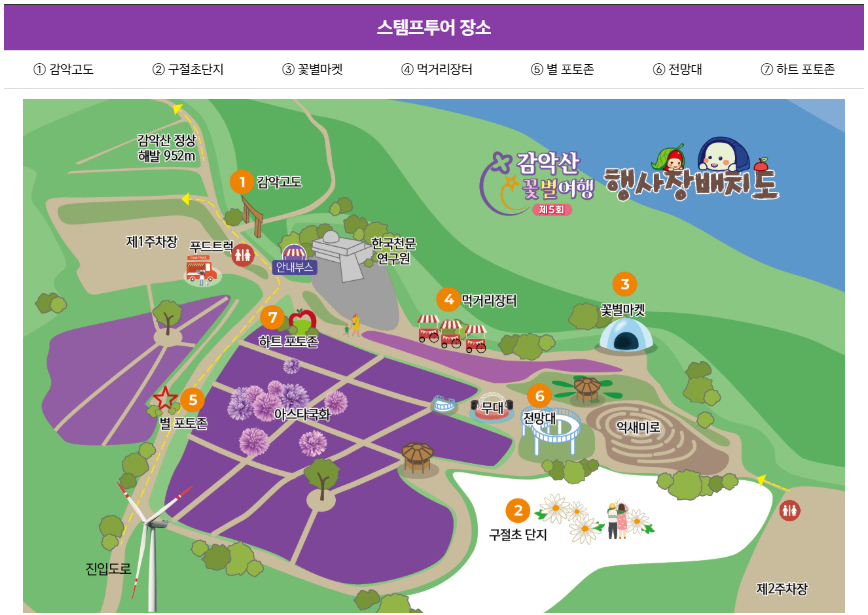 스탬프투어 장소