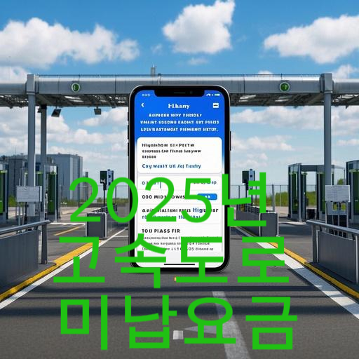 2025년 고속도로 미납요금 조회 총정리