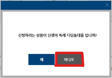 신생아특례디딤돌대출 질문