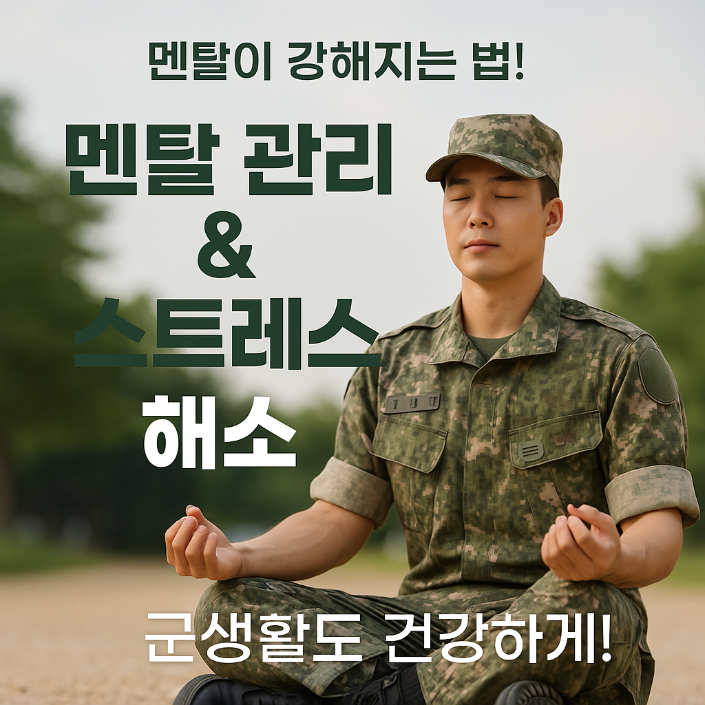 [6편] 군 복무 중 멘탈 관리와 스트레스 해소 팁