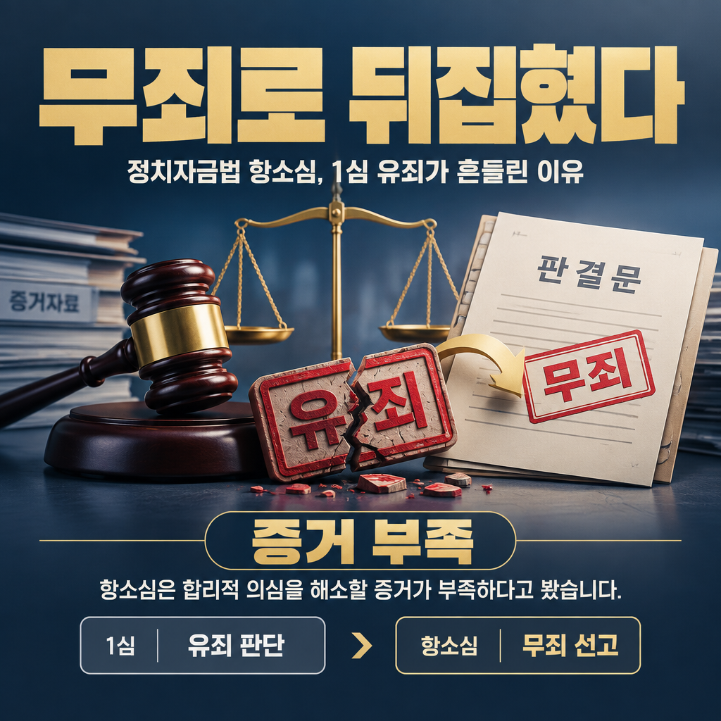무죄로 뒤집혔다