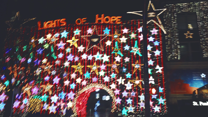 벤쿠버의 크리스마스 전경