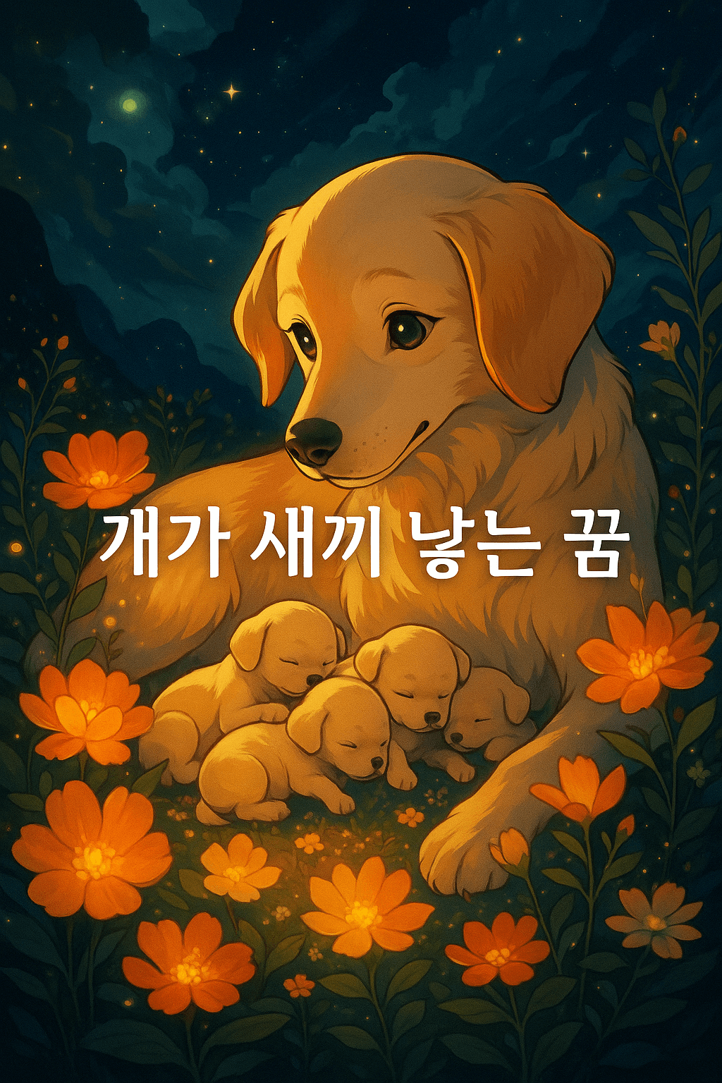 개가 새끼 낳는 꿈 해몽