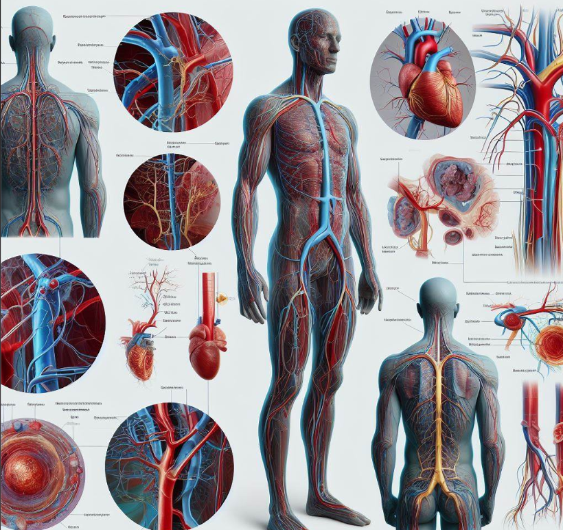 고지혈증 관련 혈관 이미지