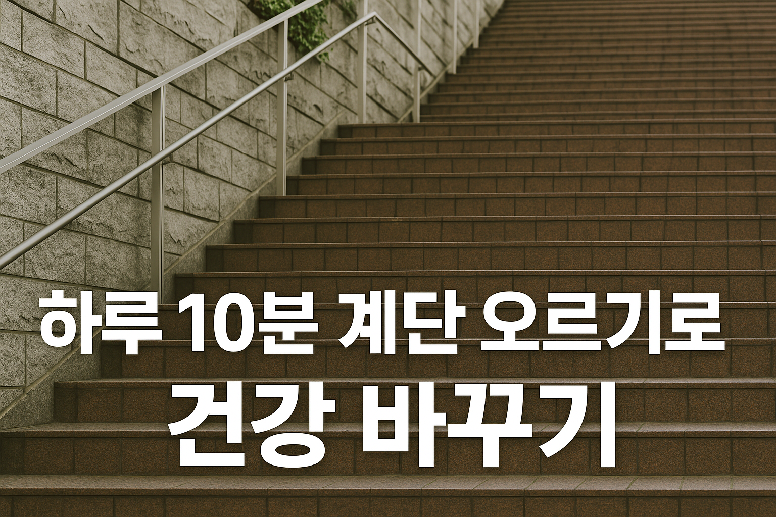 계단 오르기 운동 효과