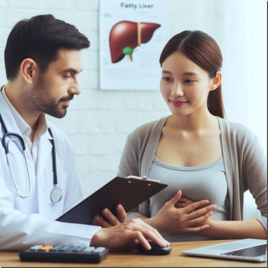 비알콜성 지방간 주요 원인 및 증상과 수치