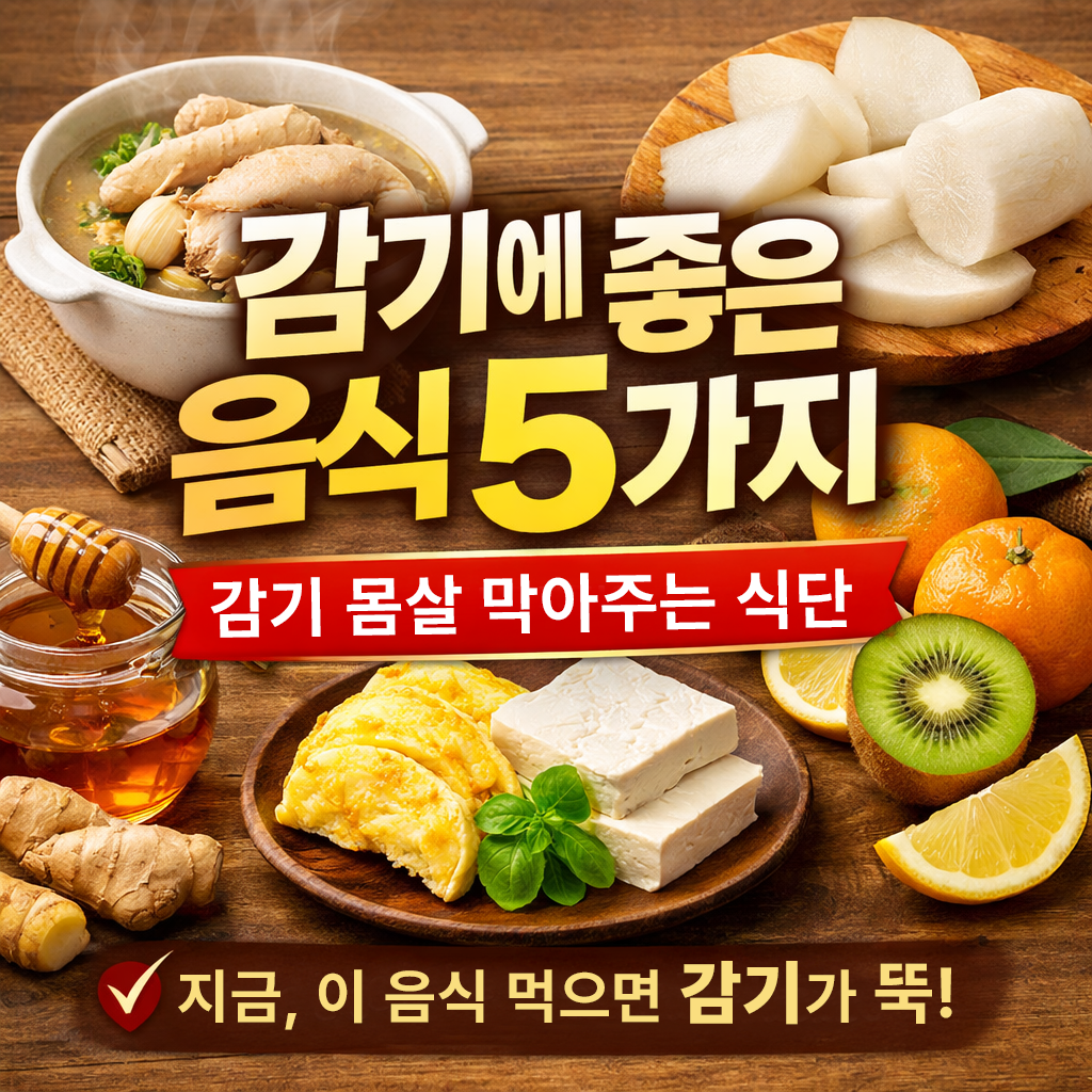 감기에 좋은 음식 5가지