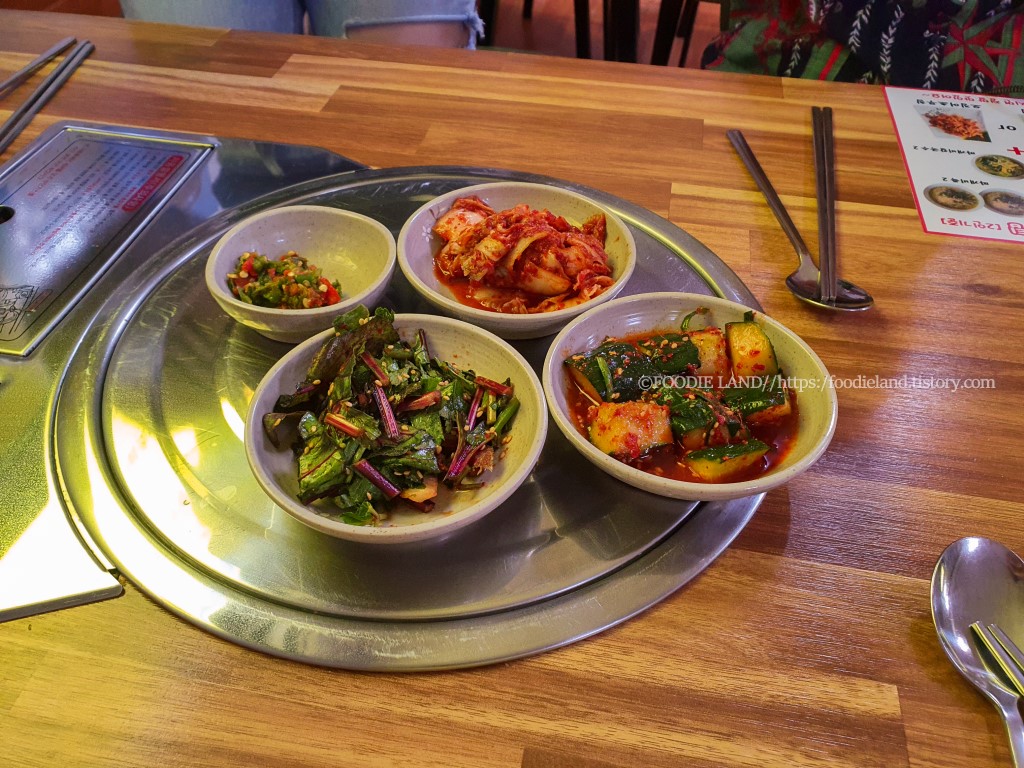 울릉도 맛집 기본 반찬