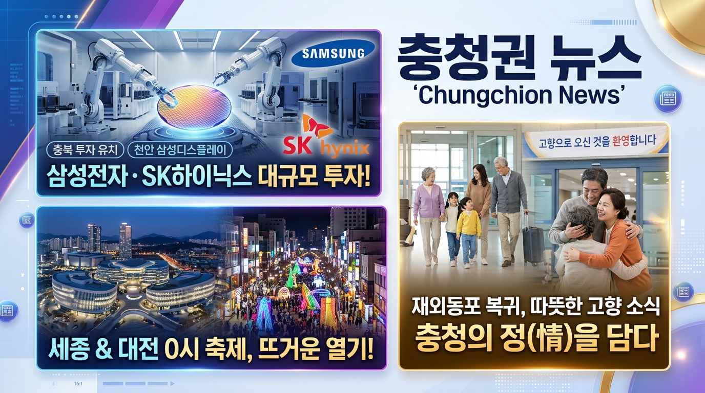 충청권 핵심 뉴스 ❘ 삼성전자 충청권 초대형 투자와 충북 84조원 투자유치 성과