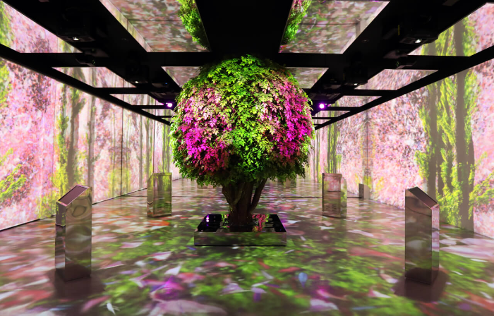 인등산 그린포스트 파빌리온 전시관 모습