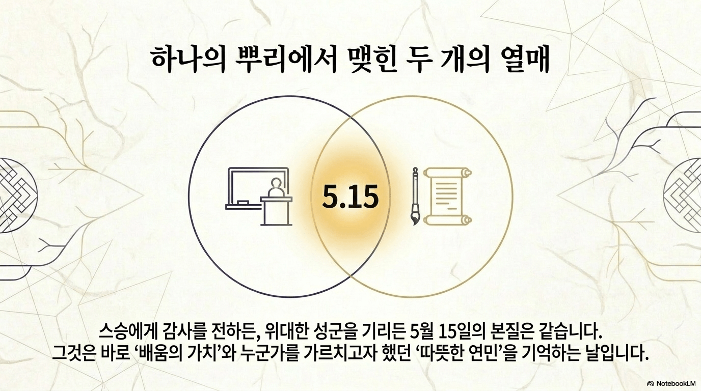 스승의 날 유래 정리