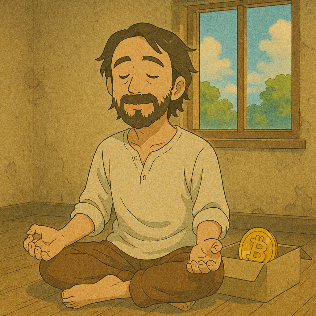 올인 후 무소유의 삶을 선택한 투자자 사진