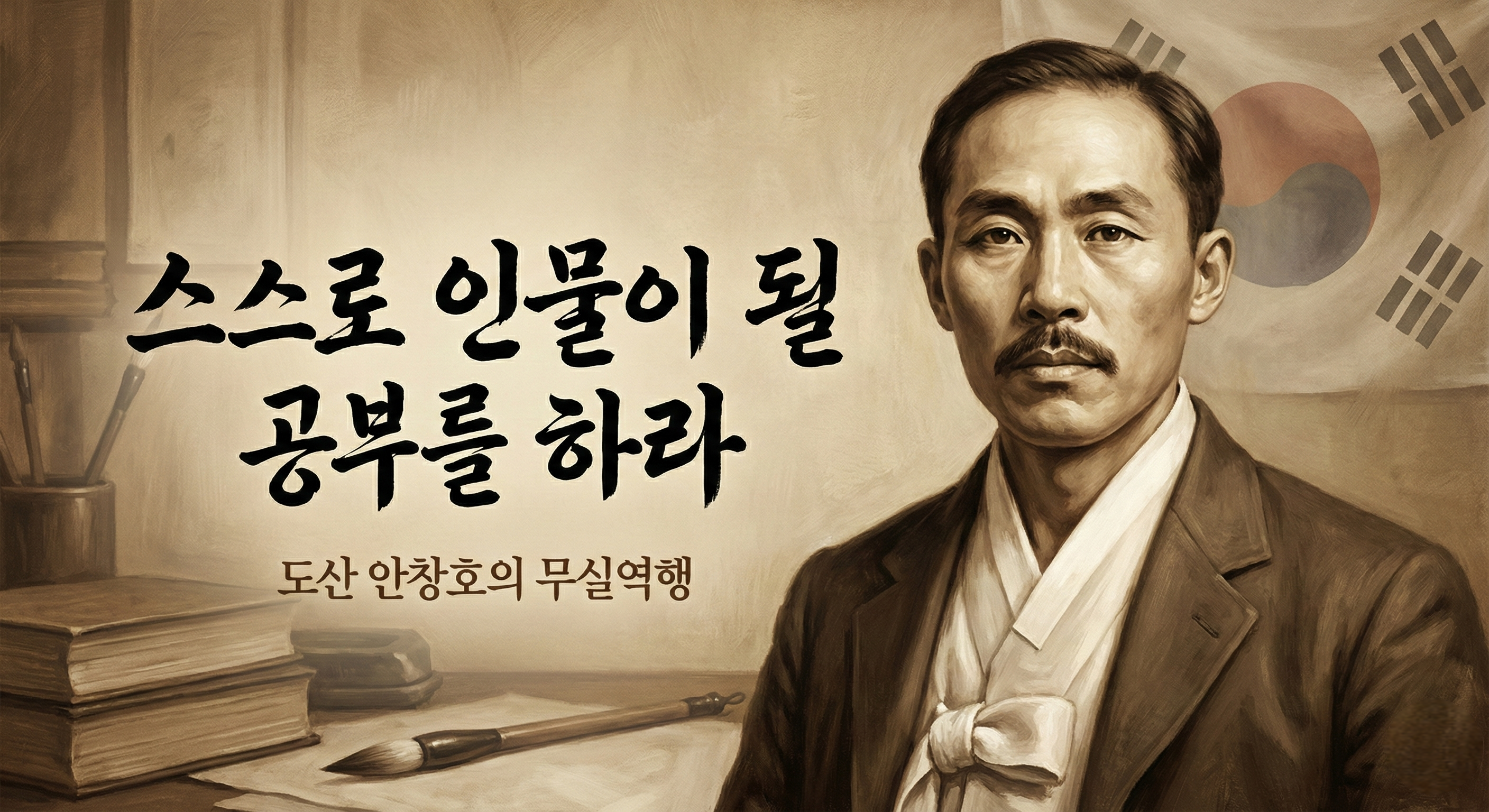 도산 안창호, '무실역행(務實力行)' 철학 중