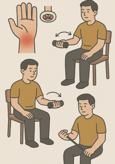 손목터널증후군 운동법