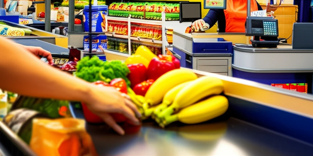 고령층, 마트 계산원으로 활력 찾기:..