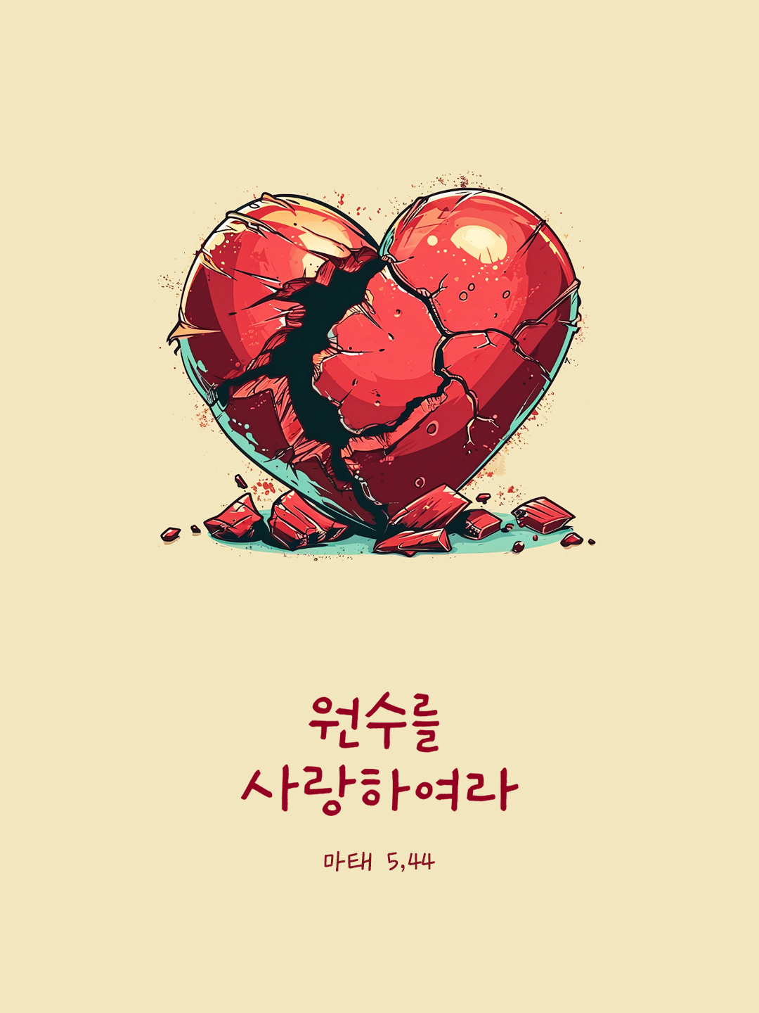 너희를 박해하는 자들을 위하여 기도하여라. (마태 5,44) by 피어나네 렉시오 디비나 말씀에서 샘솟는 기도 말샘기도 성경말씀 성경구절 이미지