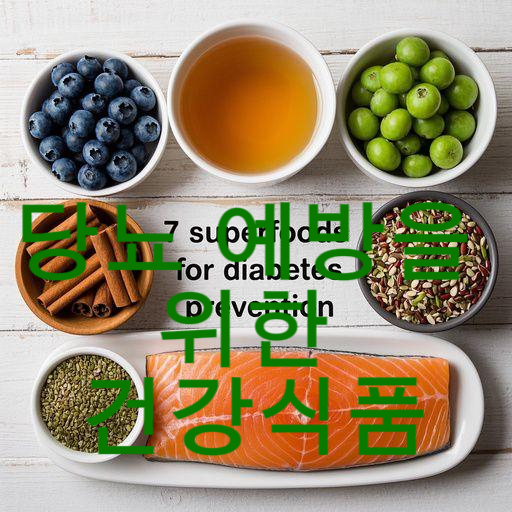 당뇨 예방을 위한 건강식품
