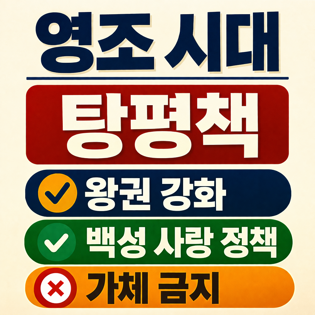 영조 시대 탕평책 (왕권강화, 백성사랑, 가체금지)