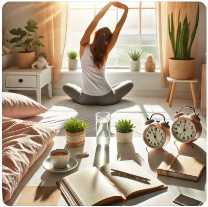 아침형 인간 이미지