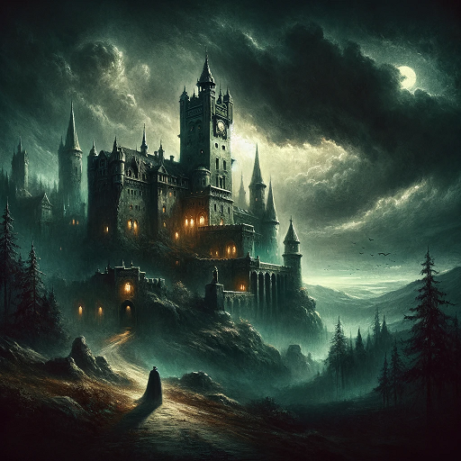 드라큘라 성 연상 이미지