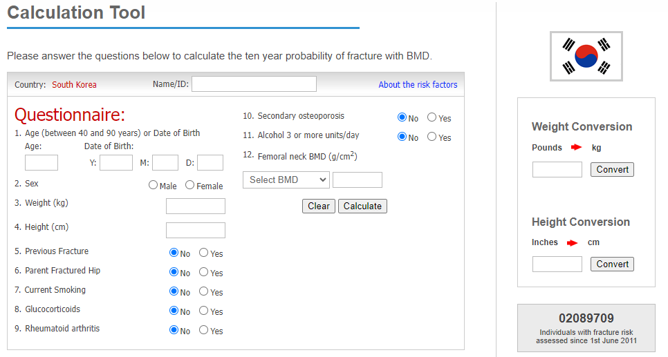 FRAX-Calculation-Tool-University-of-Sheffield,-UK
