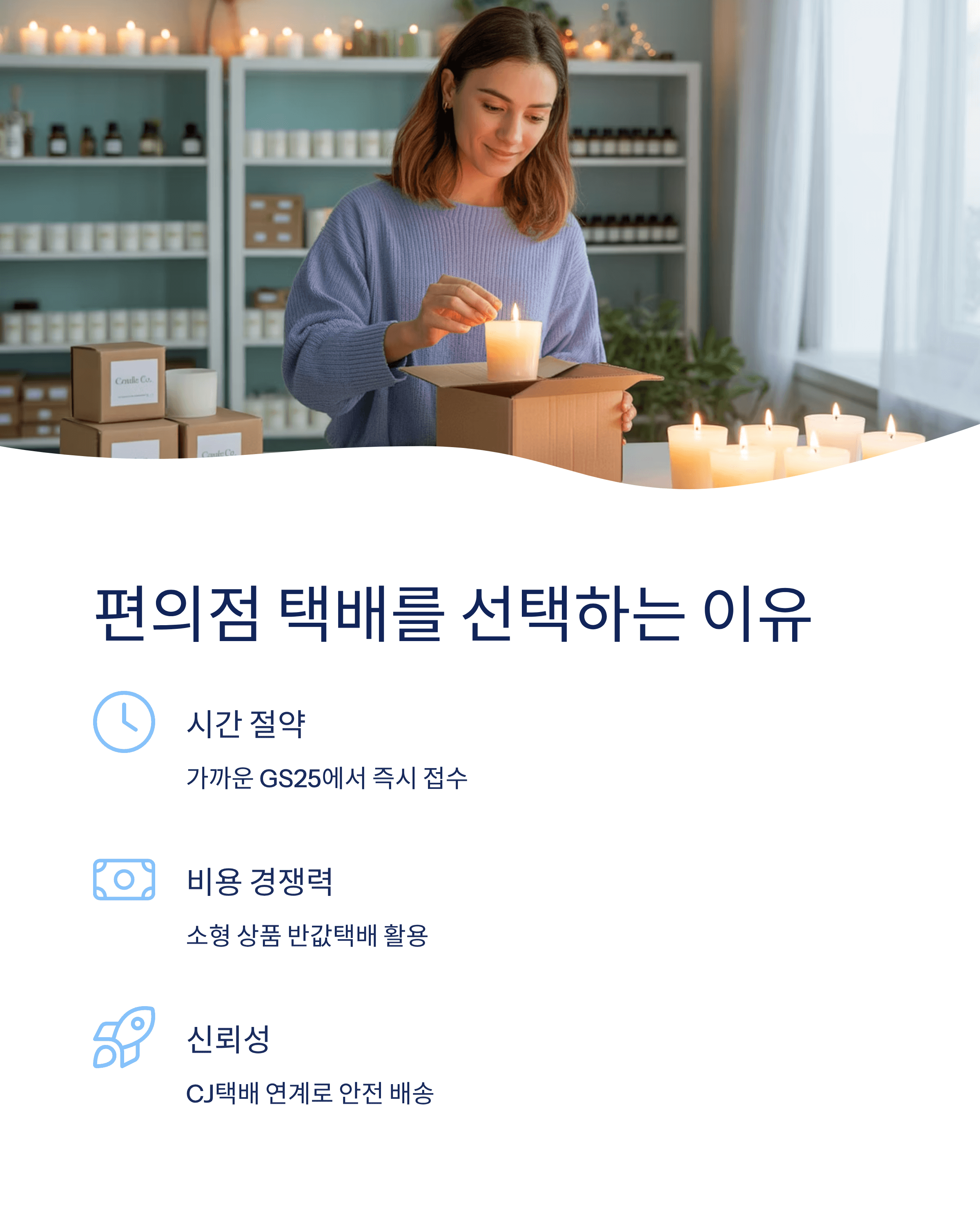 편의점 택배 보내는 방법