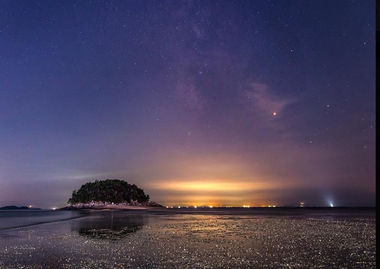 선재도 목섬 야경