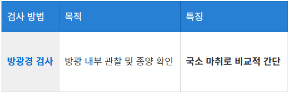 방광경 검사