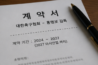 홍명보 기자회견 총정리 | 사퇴 이유부터 연봉 38억·위약금까지7