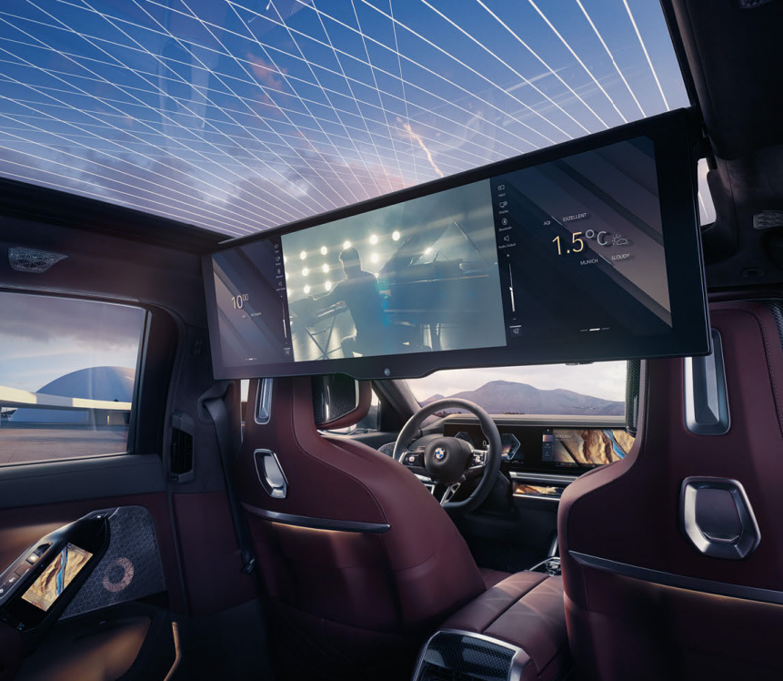 BMW 7시리즈 뒷자석 인테리어