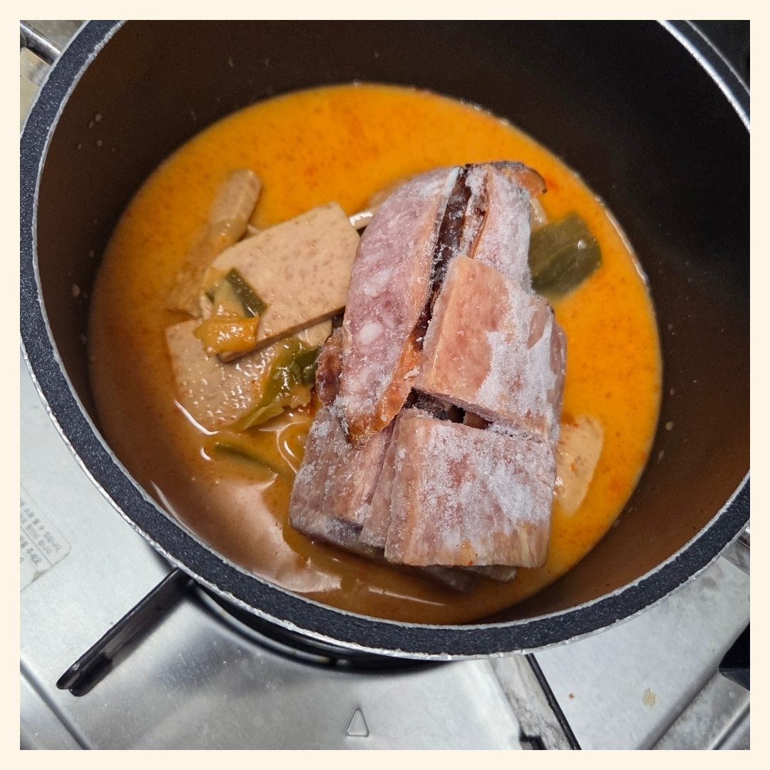 미정당 스팸 부대찌개, 5개, 350g