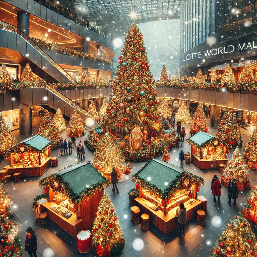롯데월드몰 크리스마스 마켓