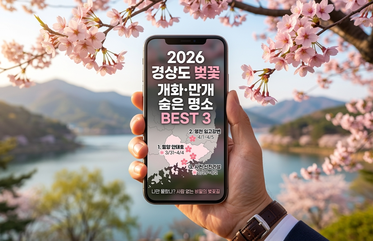 경상도 벚꽃 개화 만개 숨은 명소, 진해 군항제 갔다가 고생만 한 제가 찾은 3곳