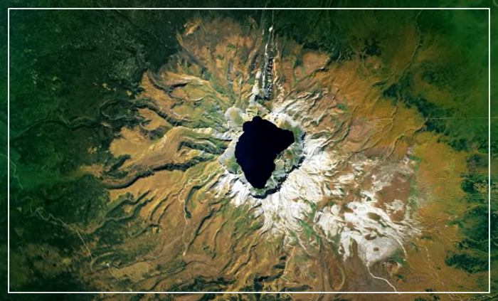 백두산-분화구사진