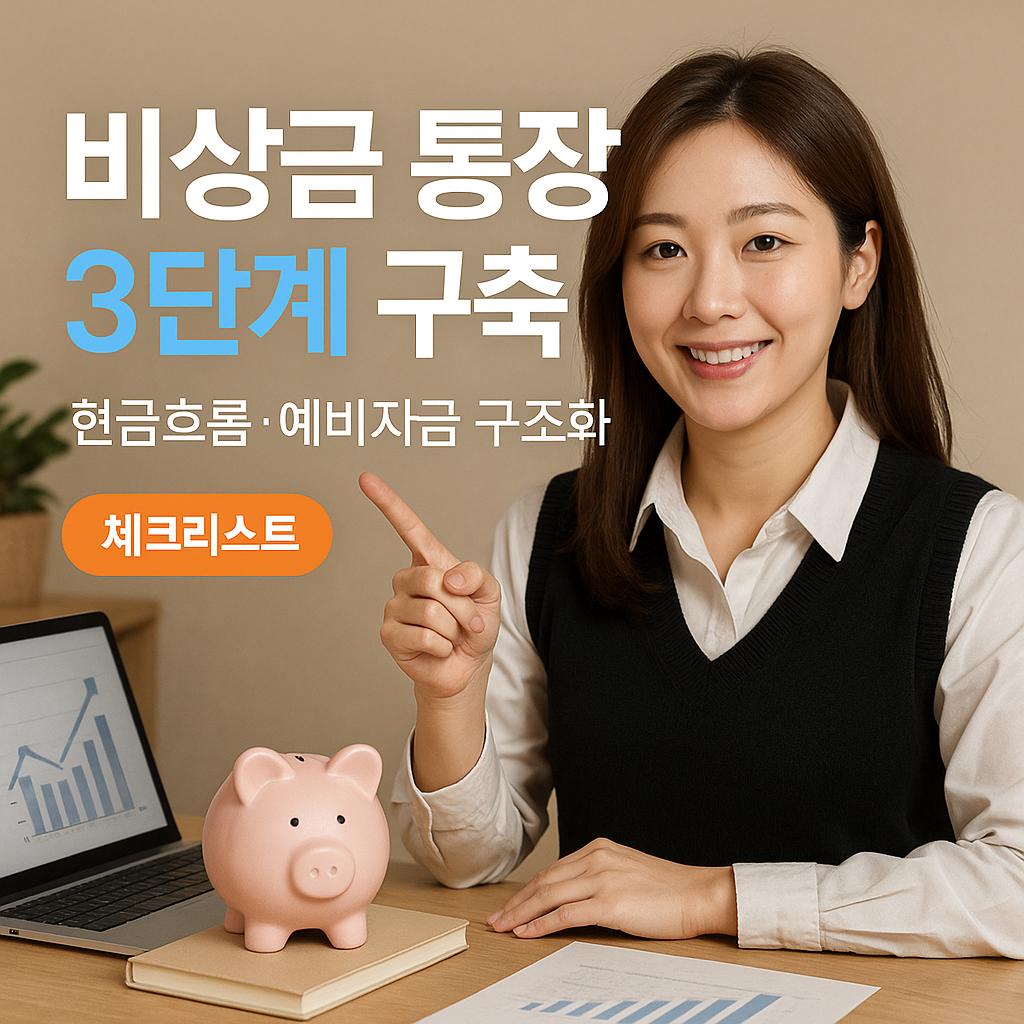 비상금 통장 3단계 구축 ｜ 금리&middot;유동성 &rsquo;25 기준 설정법