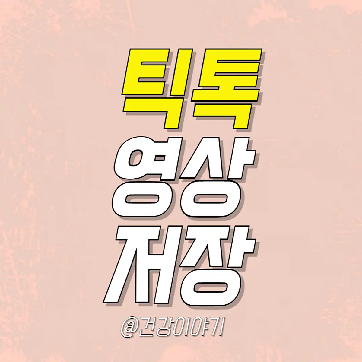 틱톡-영상-저장