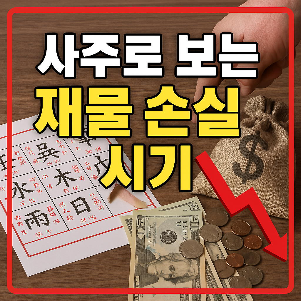 사주로 보는 재물 손실 시기