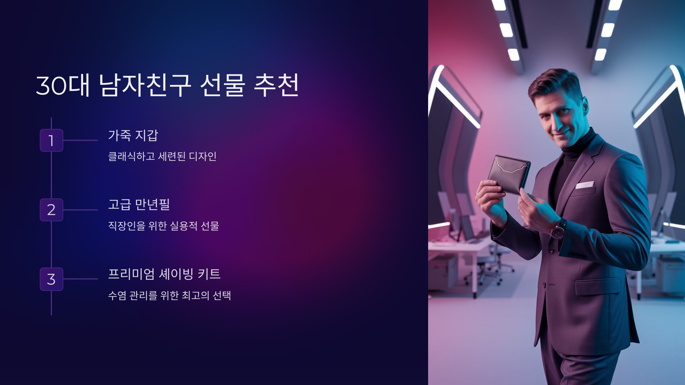 30대 남자친구 선물 추천