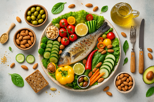 지중해 식단 관련 이미지