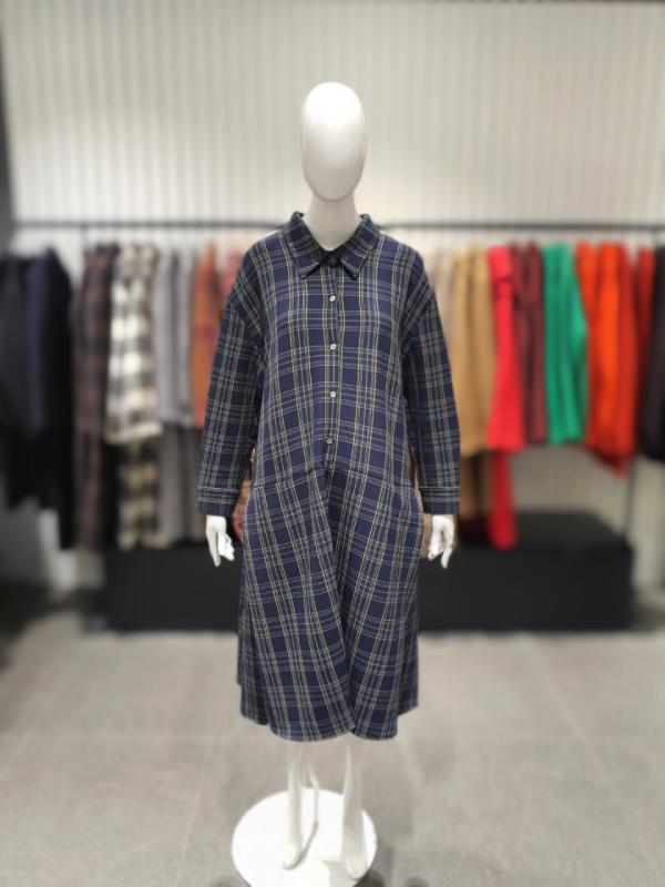 스튜디오톰보이 톰보이 체크 셔츠 원피스 9199441021