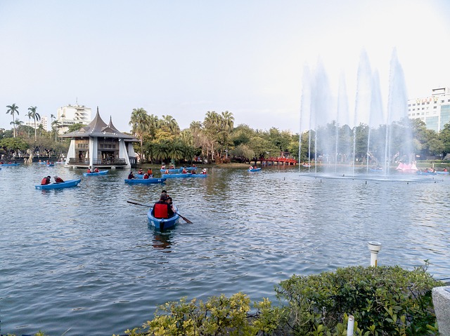 대만 타이중 호수