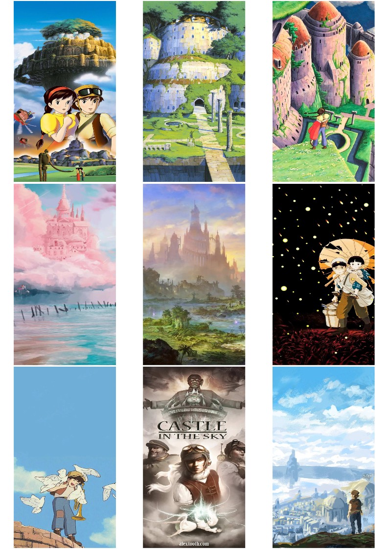 천공의 성 라퓨타 배경화면 지브리 아이패드 아이폰