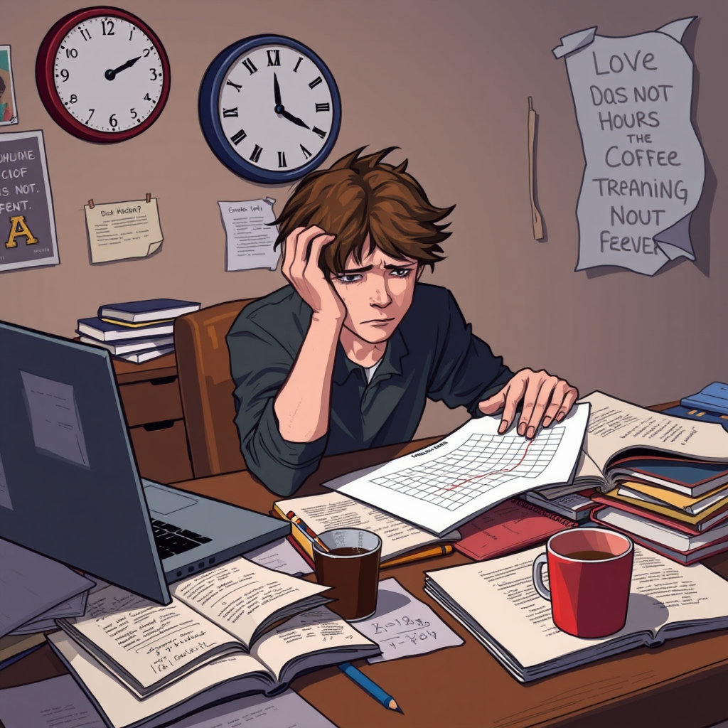 사춘기 자녀의 학업 스트레스