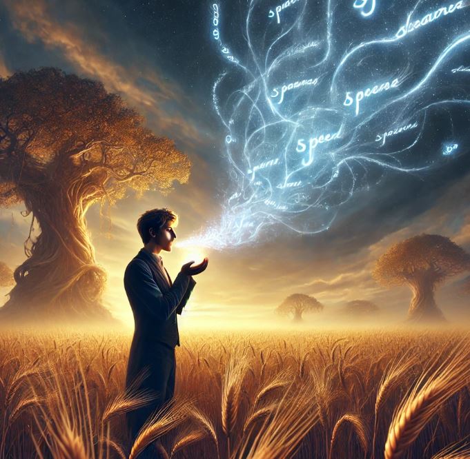 마두의 말씨앗이 퍼져나가는 그림